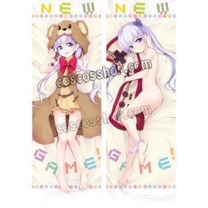 画像: NEW GAME! ニューゲーム! 涼風青葉風 すずかぜあおば クマさん寝袋 02 ●等身大 抱き枕カバー