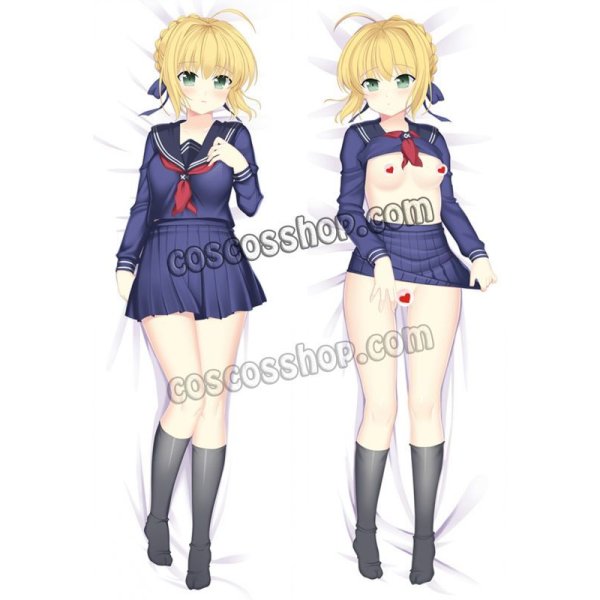 画像1: Fate/stay night フェイト・ステイナイト セイバー風 Saber 02 ●等身大 抱き枕カバー (1)