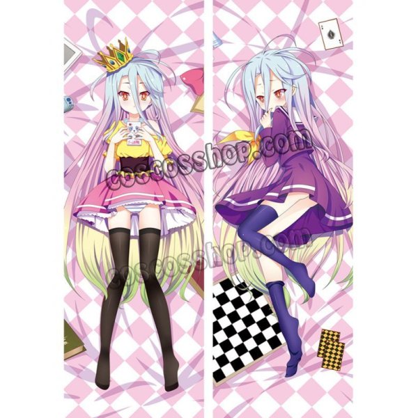 画像1: ノーゲーム・ノーライフ NO GAME NO LIFE 白風 しろ ●等身大 抱き枕カバー (1)