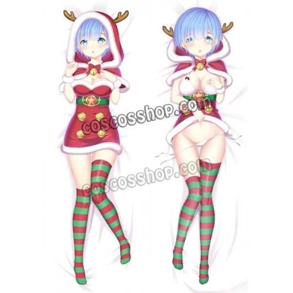 画像1: Re:ゼロから始める異世界生活 レム風 クリスマス 02 ●等身大 抱き枕カバー (1)