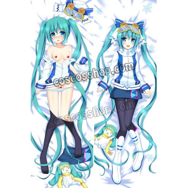 画像1: VOCALOID ボーカロイド 初音ミク風 雪ミク SNOWMIKU2016 ●等身大 抱き枕カバー (1)