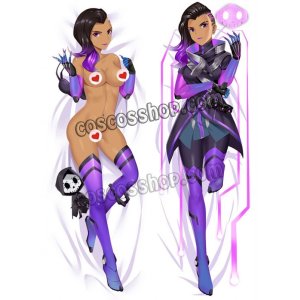 画像: オーバーウォッチ Overwatch ソンブラ風 Sombra ●等身大 抱き枕カバー