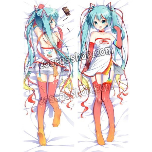 画像1: VOCALOID ボーカロイド 初音ミク風 レーシングミク 2016 ver. 02 ●等身大 抱き枕カバー (1)