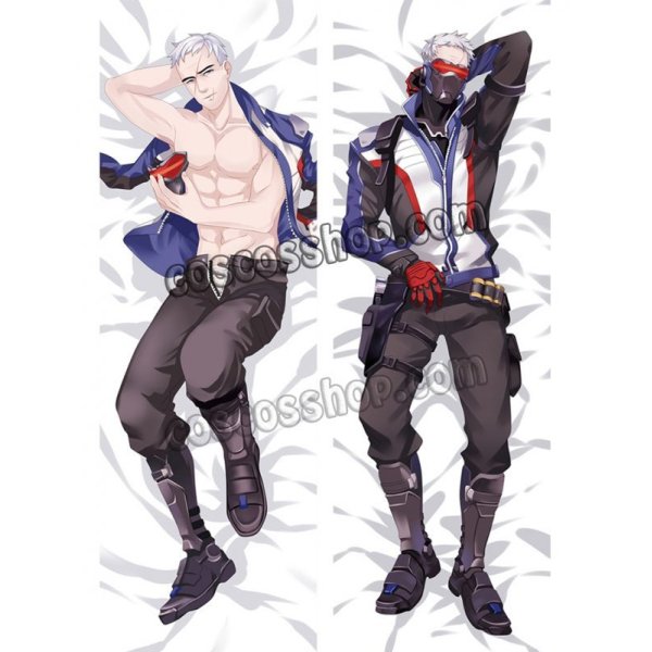 画像1: オーバーウォッチ Overwatch セブンティーシックス風 Soldier 76 ●等身大 抱き枕カバー (1)