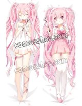 画像: VOCALOID ボーカロイド 初音ミク風 桜ミク ●等身大 抱き枕カバー
