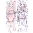 画像1: Re:ゼロから始める異世界生活 エミリア風 07 ●等身大 抱き枕カバー (1)