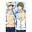 画像1: Free! 七瀬遙風 橘真琴風 ●等身大 抱き枕カバー (1)