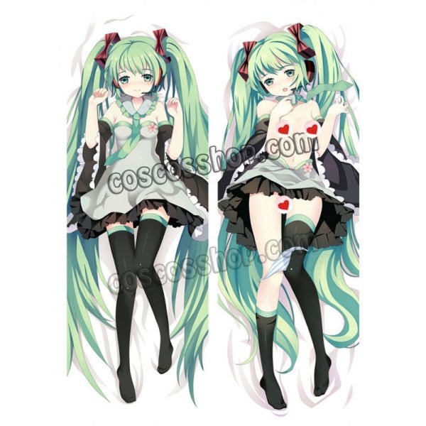 画像1: VOCALOID ボーカロイド 初音ミク風 07 ●等身大 抱き枕カバー (1)