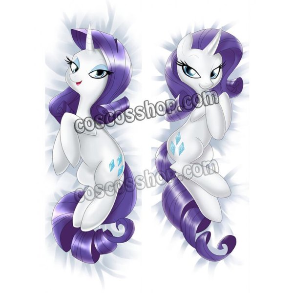 画像1: マイリトルポニー My Little Pony ラリティ風 Rarity ●等身大 抱き枕カバー (1)