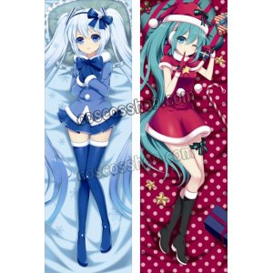 画像: VOCALOID ボーカロイド 初音ミク風 雪風 ●等身大 抱き枕カバー
