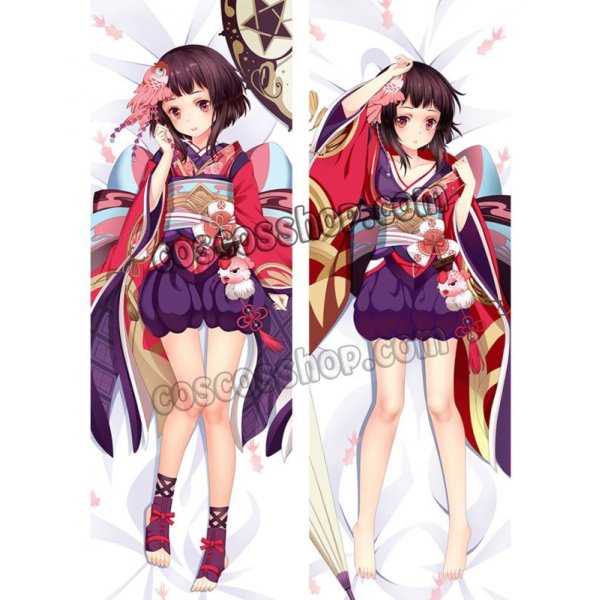 画像1: 陰陽師 おんみょうじ 神楽風 かぐら ●等身大 抱き枕カバー (1)