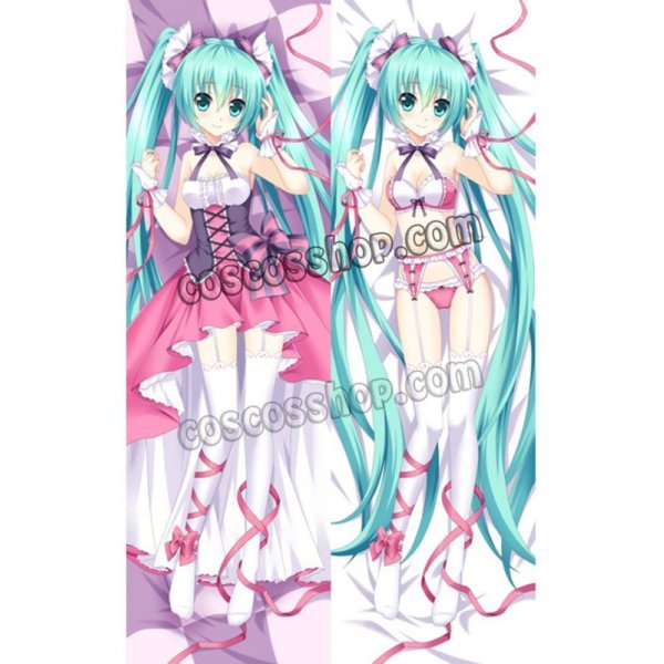 画像1: VOCALOID ボーカロイド〜初音ミク2風 ●等身大 抱き枕カバー (1)