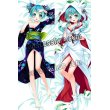 画像1: VOCALOID ボーカロイド 初音ミク 雪ミク風 浴衣&いちご大福 白無垢ミク ●等身大 抱き枕カバー (1)