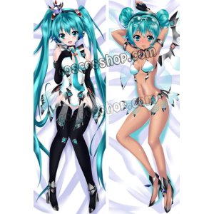 画像: VOCALOID ボーカロイド 初音ミク風 レーシングミク 2013 ver. ●等身大 抱き枕カバー