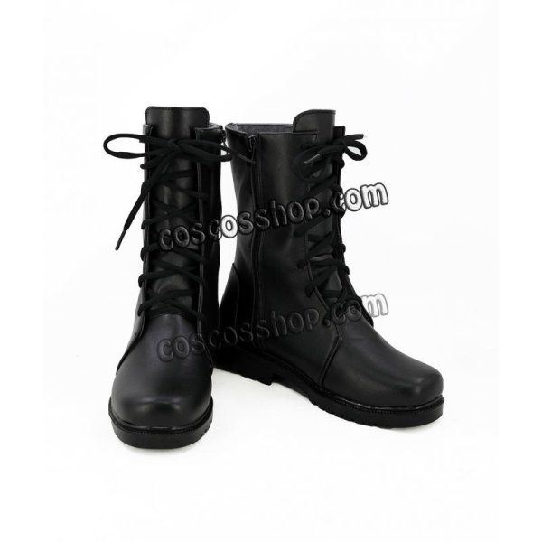 画像1: トゥームレイダー Tomb Raider ララ・クロフト風 Lara Croft コスプレ靴 ブーツ (1)