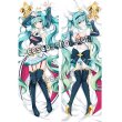 画像1: VOCALOID ボーカロイド 初音ミク風 レーシングミク RACING MIKU 2018 ●等身大 抱き枕カバー (1)