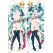 画像1: VOCALOID ボーカロイド 初音ミク風 レーシングミク RACING MIKU 2018 02 ●等身大 抱き枕カバー (1)