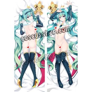 画像: VOCALOID ボーカロイド 初音ミク風 レーシングミク RACING MIKU 2018 02 ●等身大 抱き枕カバー