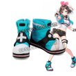 画像1: Kizuna Ai スーパーAI キズナアイ アイちゃん風 コスプレ靴 ブーツ (1)