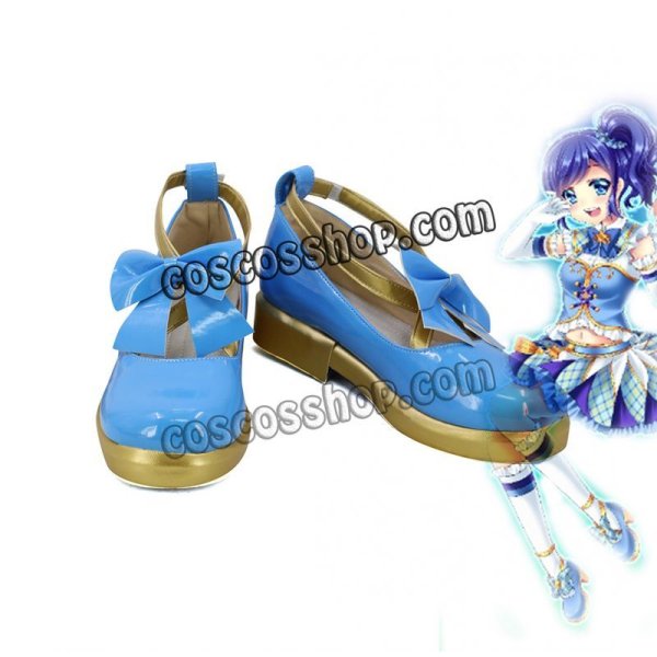 画像1: アイカツ!アイカツスターズ! 雾矢あおい風 コスプレ靴 ブーツ (1)