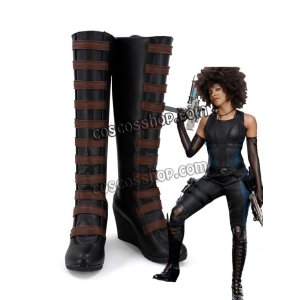 画像: デッドプール Deadpool Domino 風 コスプレ靴 ブーツ