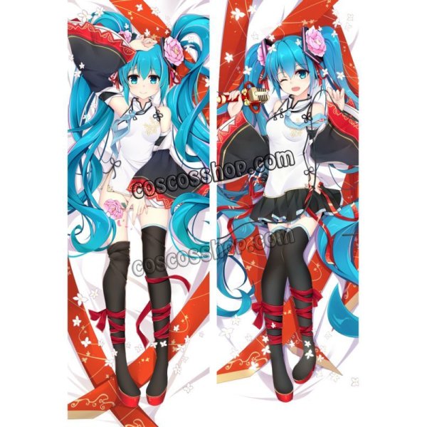 画像1: VOCALOID ボーカロイド 初音ミク風 20 ●等身大 抱き枕カバー (1)