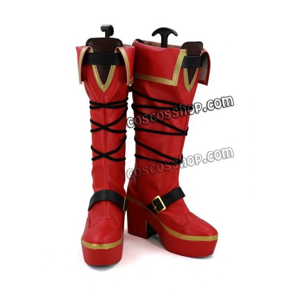 画像2: IDOLiSH7 アイドリッシュセブン 十龍之介風 コスプレ靴 ブーツ  (2)