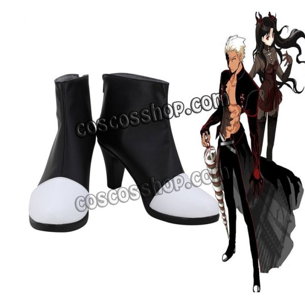画像1: Fate/Grand Order フェイト・グランドオーダー エミヤ風 コスプレ靴 ブーツ (1)