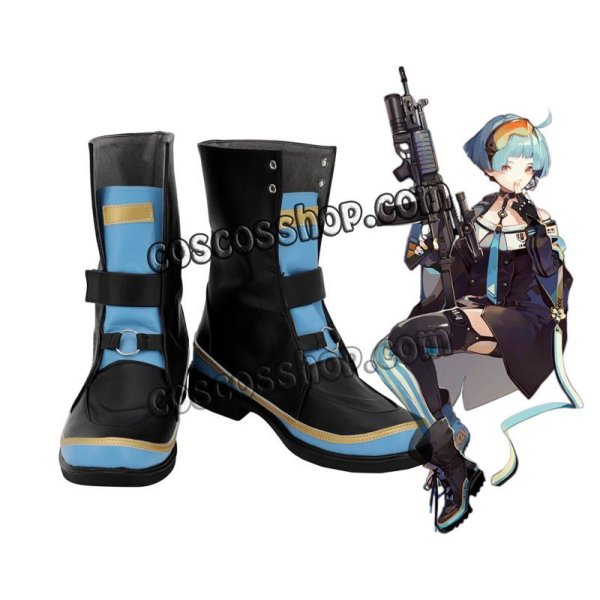 画像1: 少女前線 Girls Frontline M21風 コスプレ靴 ブーツ  (1)