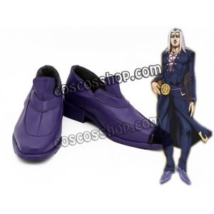 画像: ジョジョの奇妙な冒険 黄金の風 ジョジョの奇妙な冒険 レオーネ・アバッキオ風/Leone Abbacchio コスプレ靴 ブーツ 