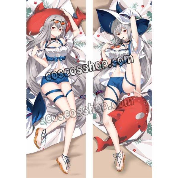 画像1: グランブルーファンタジー GRANBLUE FANTASY スカジ風 ●等身大 抱き枕カバー (1)