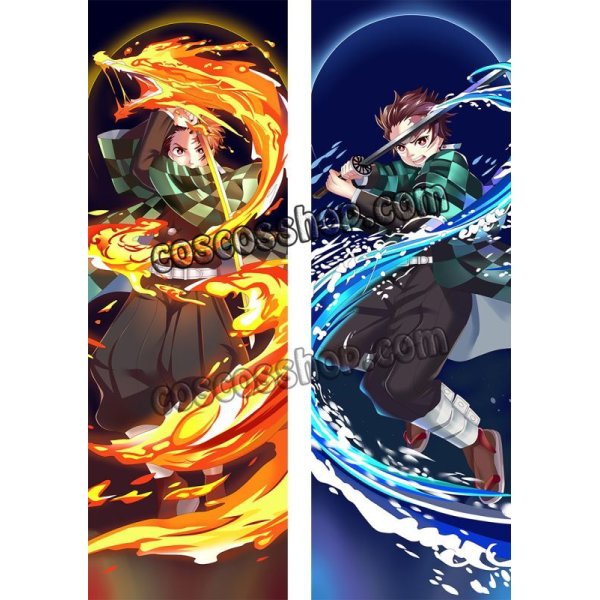 画像1: 鬼滅の刃 煉獄杏寿郎風 02 ●等身大 抱き枕カバー (1)