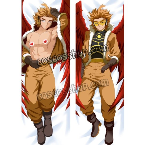 画像1: 僕のヒーローアカデミア ホークス 風 ●等身大 抱き枕カバー (1)