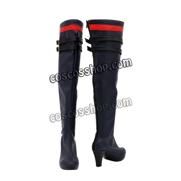 画像4: 魔王学院の不適合者 〜史上最強の魔王の始祖、転生して子孫たちの学校へ通う〜 サーシャ・ネクロン風 ●コスプレ靴 ブーツ (4)