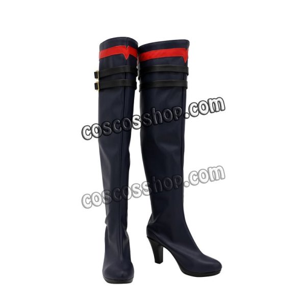 画像2: 魔王学院の不適合者 〜史上最強の魔王の始祖、転生して子孫たちの学校へ通う〜 サーシャ・ネクロン風 ●コスプレ靴 ブーツ (2)
