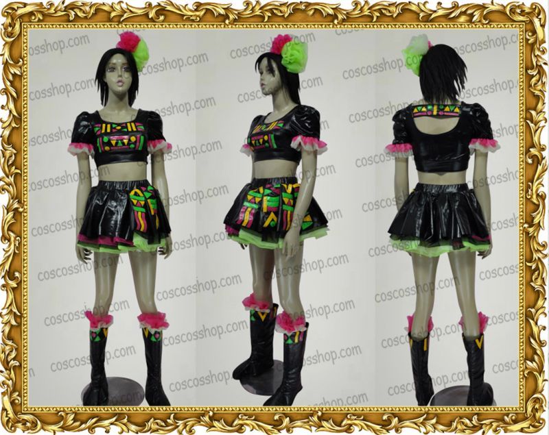 a 宇野実彩子風 蛍光衣装 コスプレ衣装 Coscosshop a 宇野実彩子風 蛍光衣装 コスプレ衣装 Coscosshop