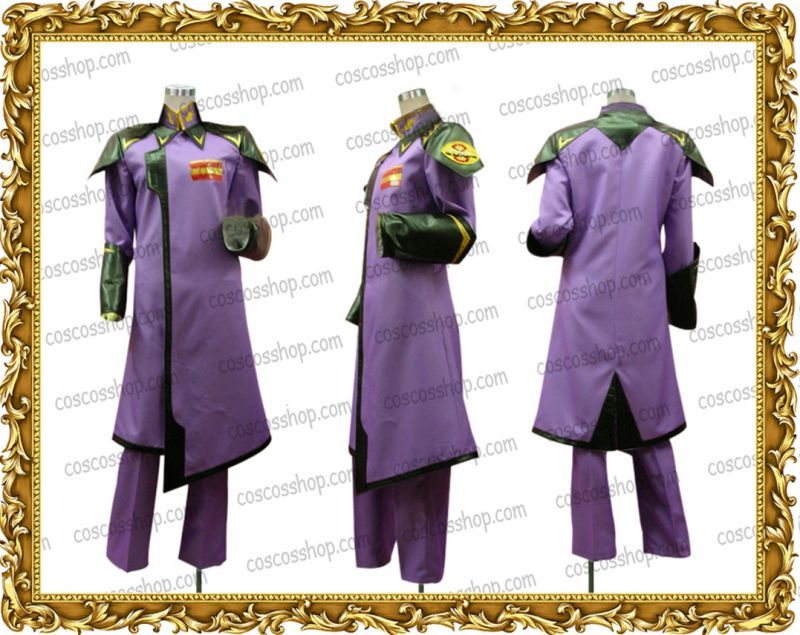 画像1: ザフト 紫 制服風 ●コスプレ衣装 (1)