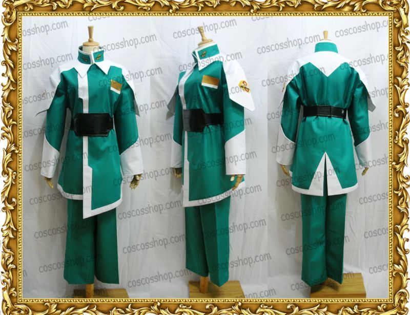 画像1: ザフト軍服 緑風 ●コスプレ衣装 (1)