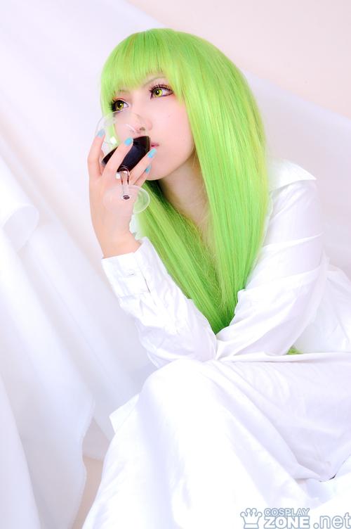 画像1: 格安 コードギアス Ｃ．Ｃ．風 03 コスプレ ウィッグ (1)