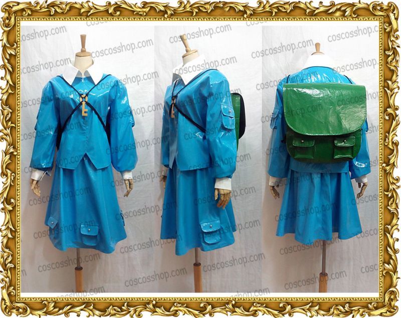画像1: 東方Project 河城にとり風 エナメル製 セット ●コスプレ衣装 (1)