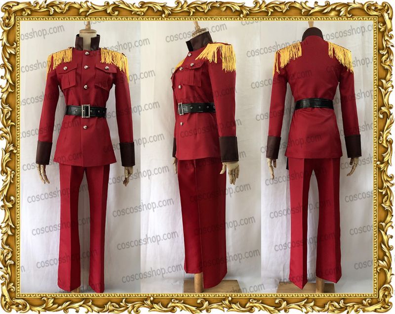 画像1: Axis Powers ヘタリア ラトビア風 赤版 ●コスプレ衣装  (1)